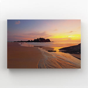 Sunset Beach Canvas Art  | MusaArtGallery™