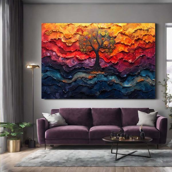 Sunset Bliss Tree Art | MusaArtGallery™