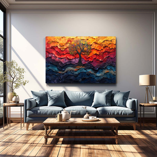 Sunset Bliss Tree Art | MusaArtGallery™