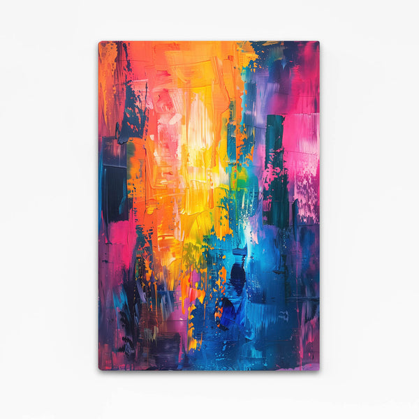 Sunset Burst Abstract Art | MusaArtGallery™