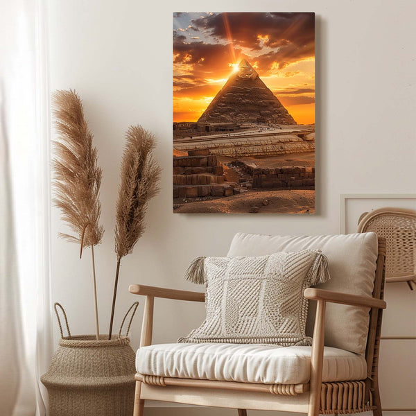 Sunset Egypt Wall Art  | MusaArtGallery™