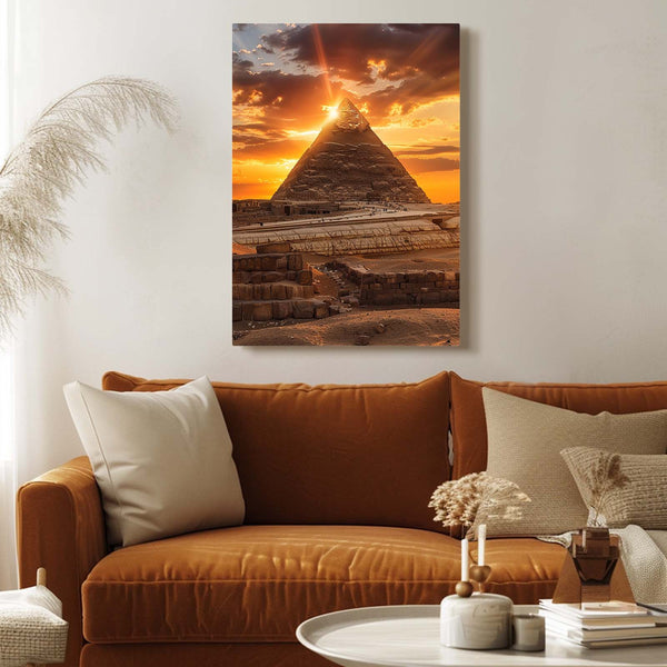 Sunset Egypt Wall Art  | MusaArtGallery™