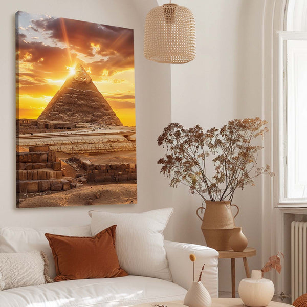 Sunset Egypt Wall Art  | MusaArtGallery™