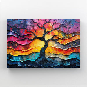 Sunset Fusion Tree Art | MusaArtGallery™