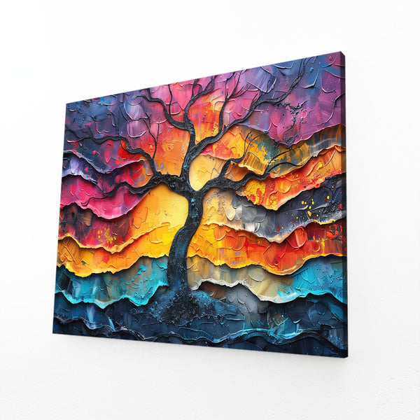 Sunset Fusion Tree Art | MusaArtGallery™