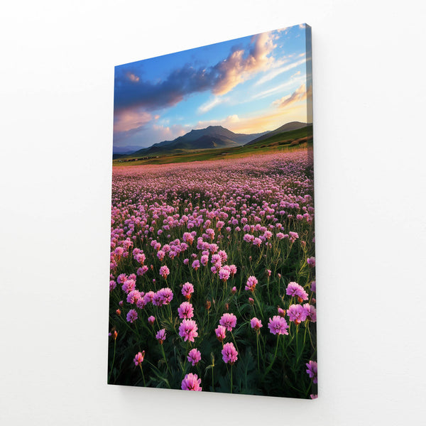 Sunset Meadow Flower Art | MusaArtGallery™