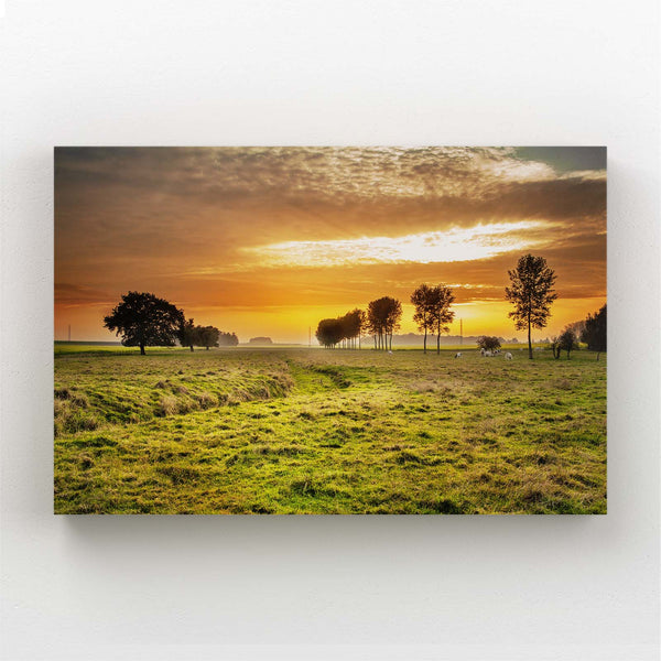 Sunset Scenery Wall Art | MusaArtGallery™