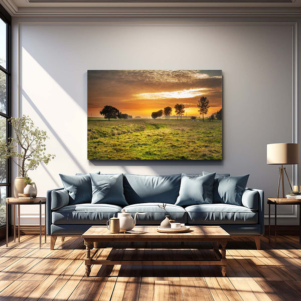 Sunset Scenery Wall Art | MusaArtGallery™