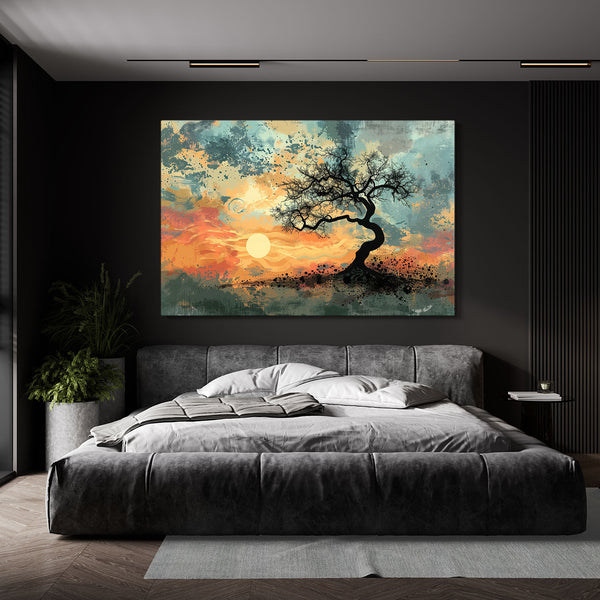 Sunset Serenity Tree Art | MusaArtGallery™