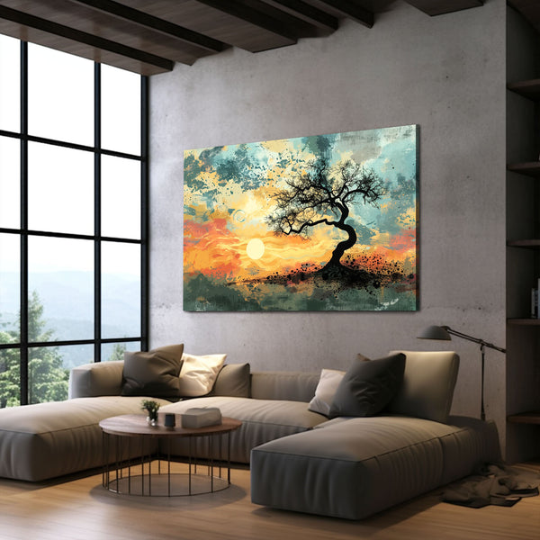 Sunset Serenity Tree Art | MusaArtGallery™