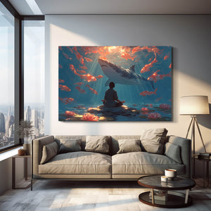 Sunset Shark Artwork