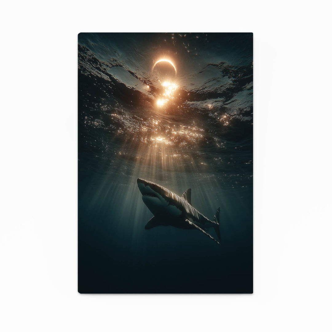 Sunset Shark Wall Decor