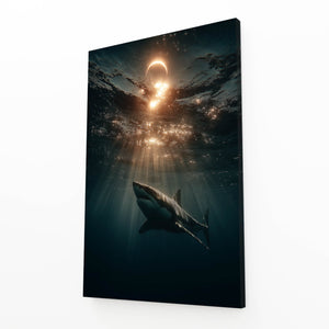 Sunset Shark Wall Decor