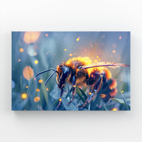 Sunset Spark Bee Art | MusaArtGallery™