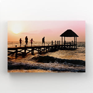 Sunset Watercolor Art | MusaArtGallery™