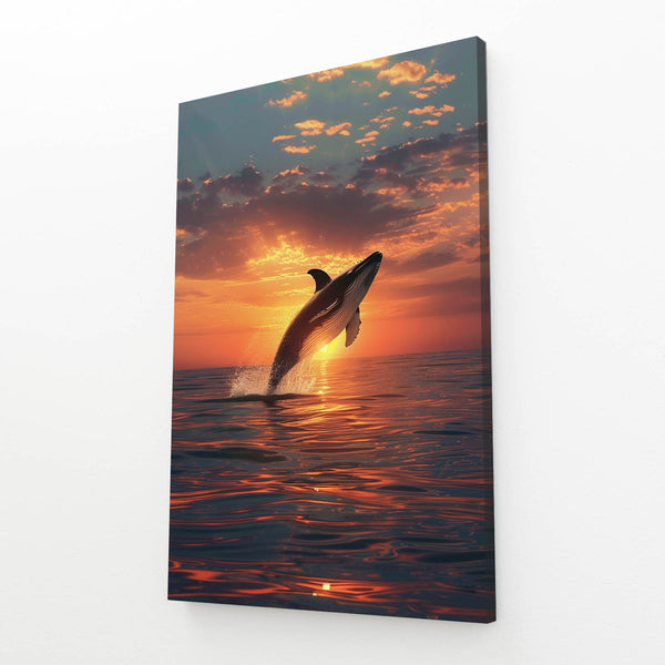 Sunset Whale Art | MusaArtGallery™