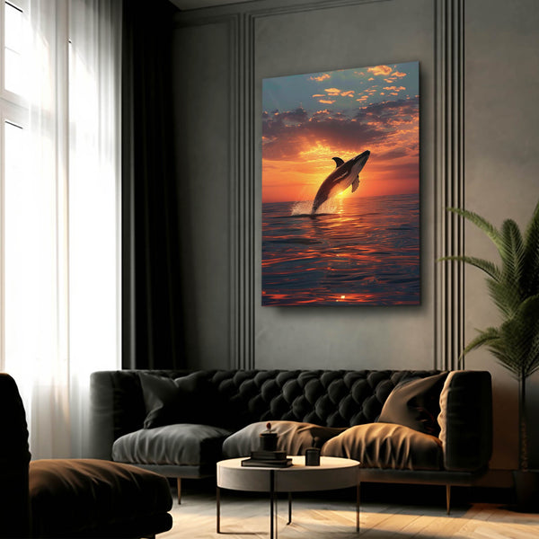 Sunset Whale Art | MusaArtGallery™