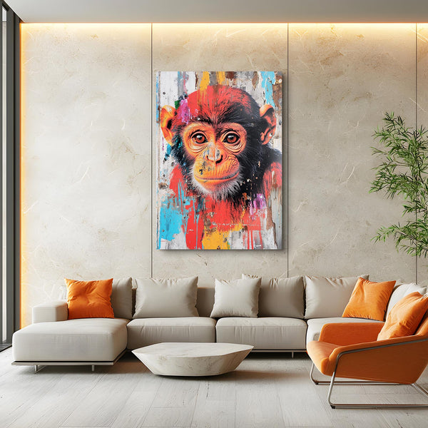 Suoer Cute Monkey Art