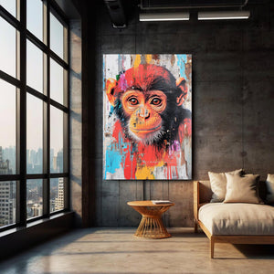 Suoer Cute Monkey Art