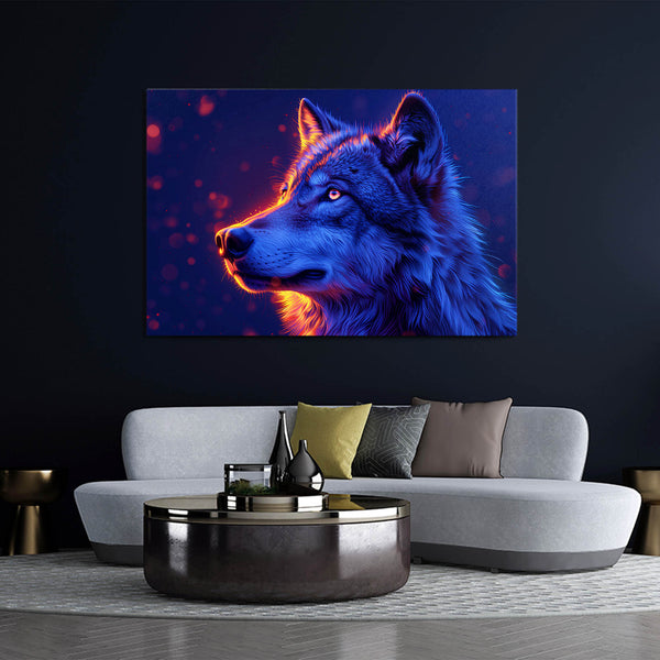 Sweet Wolf Canvas Art  | MusaArtGallery™