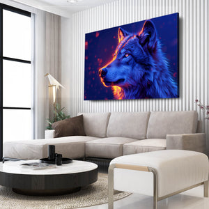 Sweet Wolf Canvas Art  | MusaArtGallery™