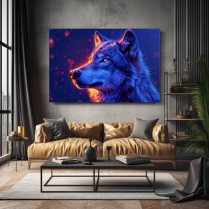 Sweet Wolf Canvas Art  | MusaArtGallery™