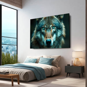 Sweet Green Wolf Art | MusaArtGallery™