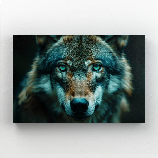 Sweet Green Wolf Art | MusaArtGallery™