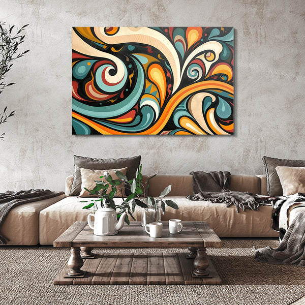 Swirling Elegance Mexican Wall Art | MusaArtGallery™