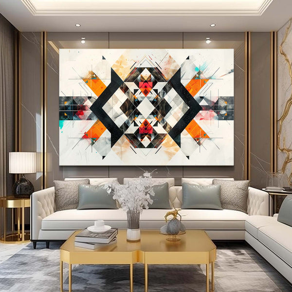 Symmetric Echoes Abstract Art | MusaArtGallery™