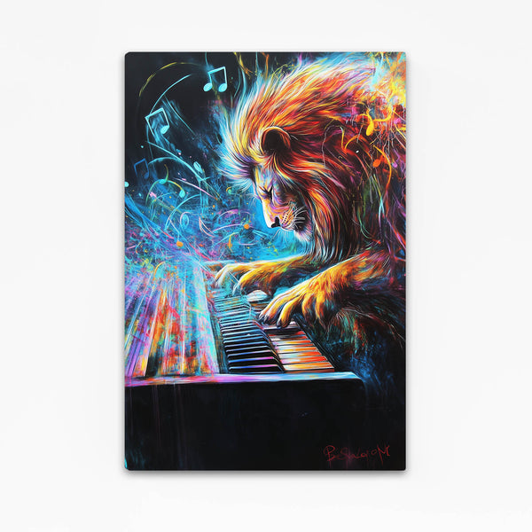 Symphonic Lion Wall Art | MusaArtGallery™