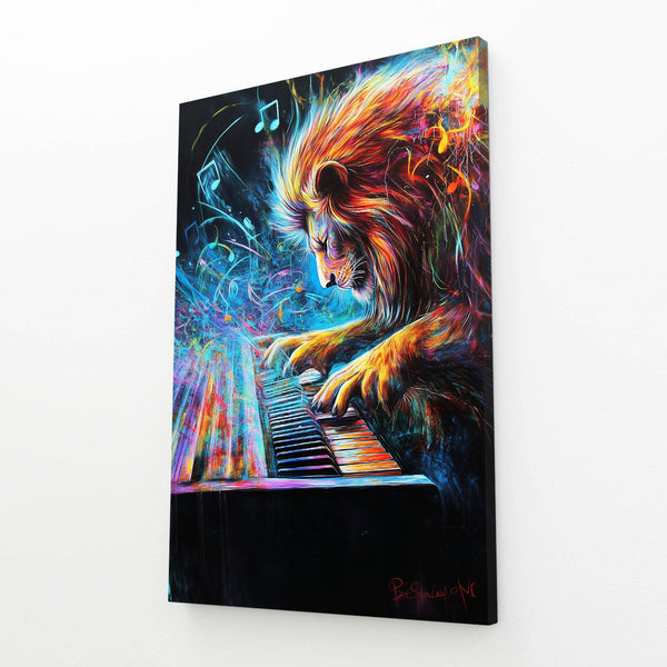 Symphonic Lion Wall Art | MusaArtGallery™