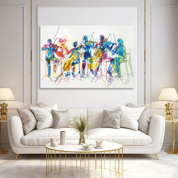 Symphony Ensemble Line Art | MusaArtGallery™