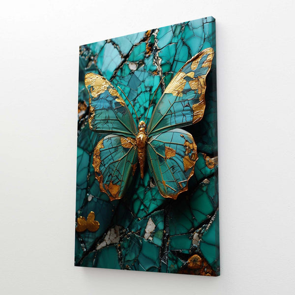 Teal Butterfly Wall Art | MusaArtGallery™