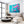 Teal Cherry Blossom Branch Wall Art