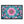 Teal Mandala Cherry Blossom Flower Art