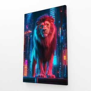 Tech City Lion Wall Art | MusaArtGallery™