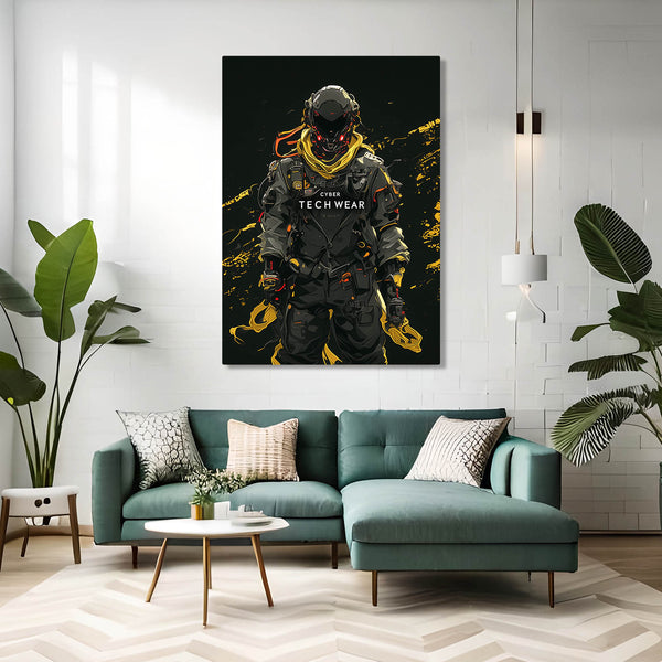 Techno Guardian Cyberpunk Art | MusaArtGallery™