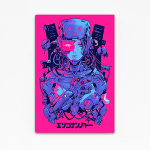 Techno Heart Cyberpunk Art | MusaArtGallery™