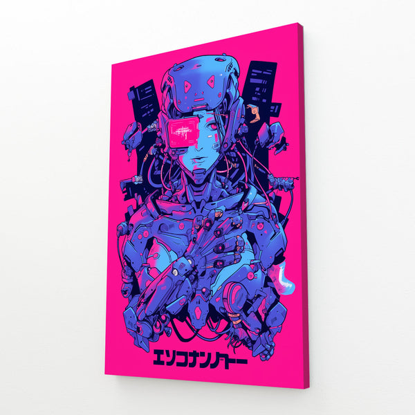 Techno Heart Cyberpunk Art | MusaArtGallery™