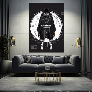 Techwear Soldier Cyberpunk Art | MusaArtGallery™