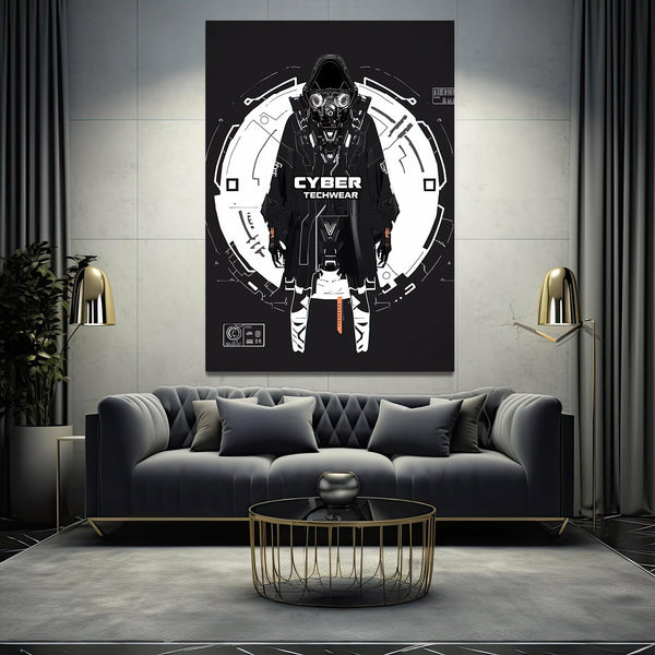 Techwear Soldier Cyberpunk Art | MusaArtGallery™