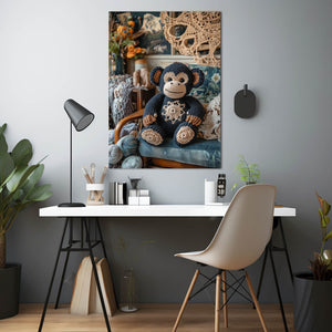 Teddy Monkey Art