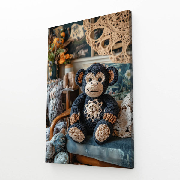 Teddy Monkey Art