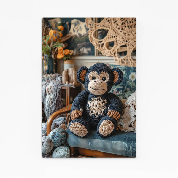 Teddy Monkey Art