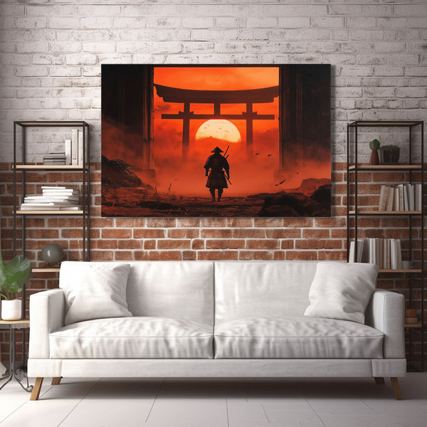 Temple Samurai Wall Decor