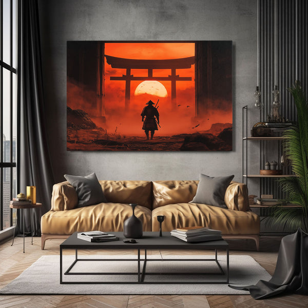 Temple Samurai Wall Decor