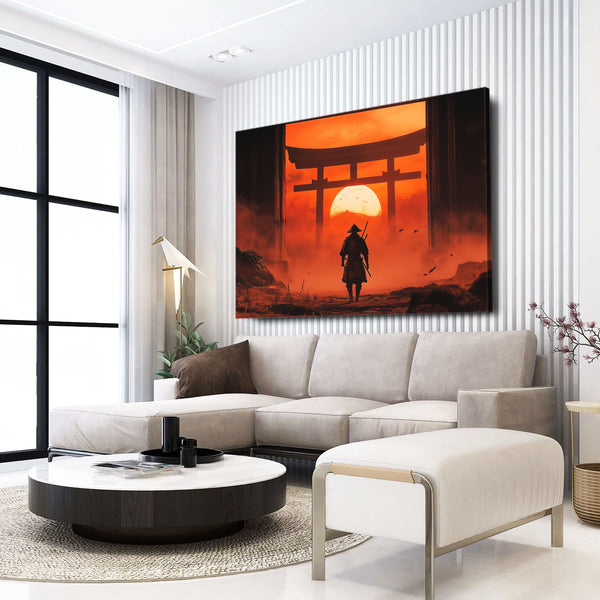 Temple Samurai Wall Decor