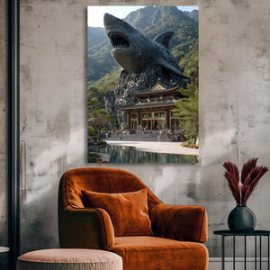 Temple Shark Art