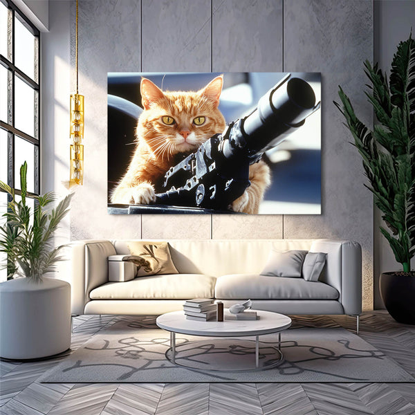 Terminator Cat Art